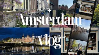 Amsterdam vlog( walk around the city with me) ولاگ آمستردام با من توی شهر قدم بزن