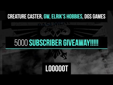 The Basement Collective 5000 Subscriber Giveaway!