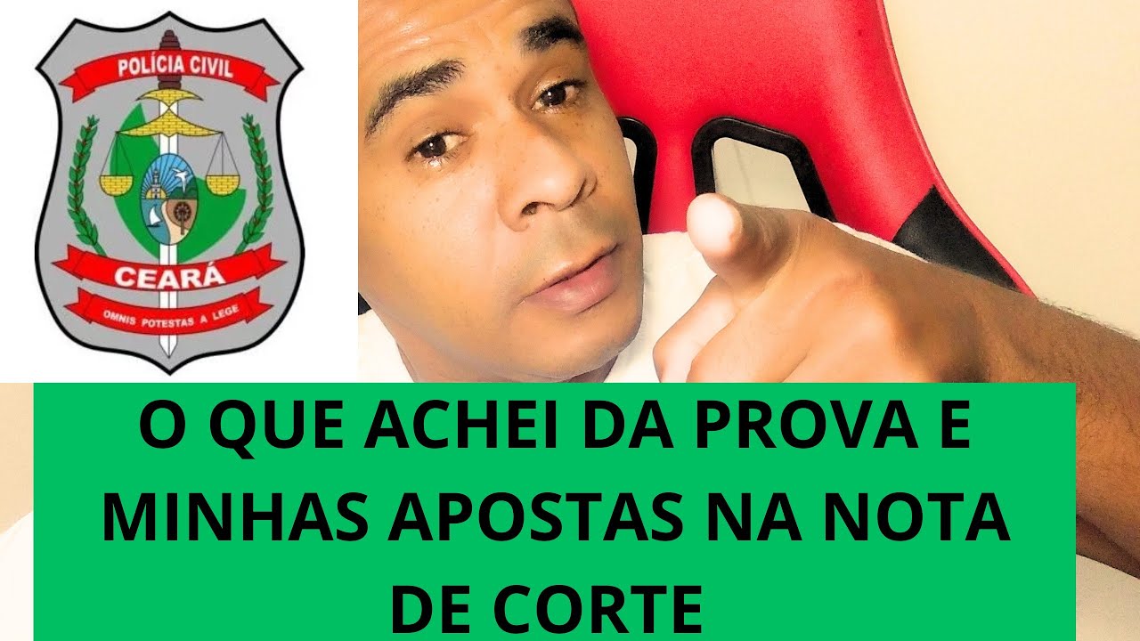 PCCE O QUE ACHEI DA PROVA E MINHAS APOSTAS SOBRE A NOTA DE CORTE ( PÓS PROVA)!!