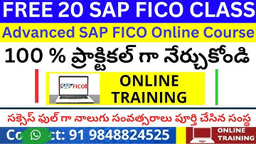 Sap p2p in Telegu - SAP End-User Training in Telugu (R2R, P2P, O2C)