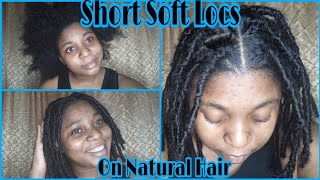 QUICK and Sipmle Short Soft locs on NATURAL Hair|| Shanell on Demand screenshot 2