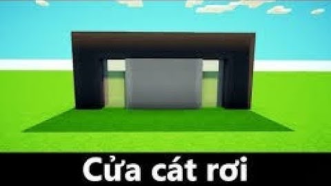 hướng dẫn làm cửa cát rơi 3x3