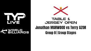 Jonathan Marwood vs Terry Azor Jersey Open 2022 Group Stages