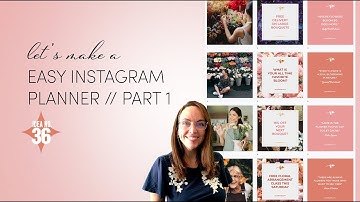 Easy Instagram Planner with Google Slides ~ Part 1