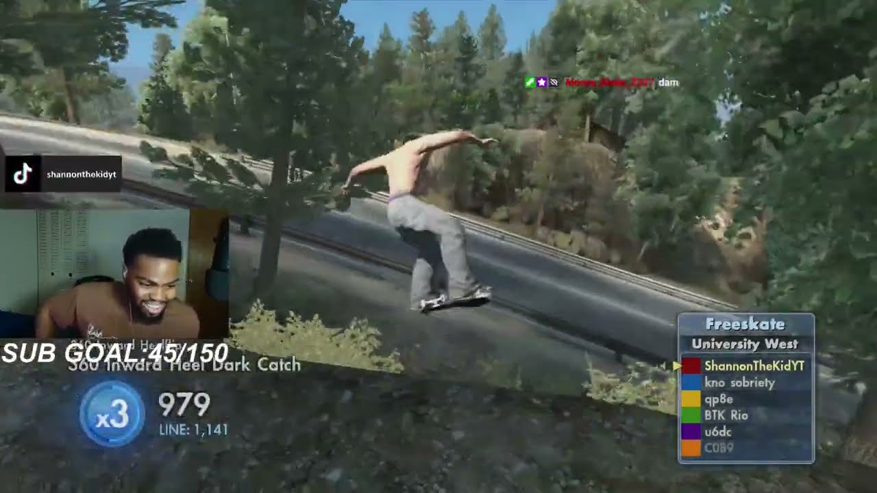 STK Spectates Viewers Tricklining Ft. Vibe Cora (Skate 3)