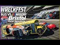 A BUS VS NASCAR Cup Cars at Bristol! | Wreckfest