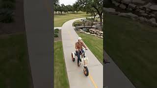 Simple Glide Fat Tire 750W Recumbent E Trike 2026 w/ Footrest &amp; Hitch Connector