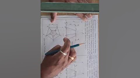 Sections of Solids - Axis parallel to HP