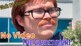 Security Guard On A Power Trip!!! “This Is For The Government No Video Allowed!”