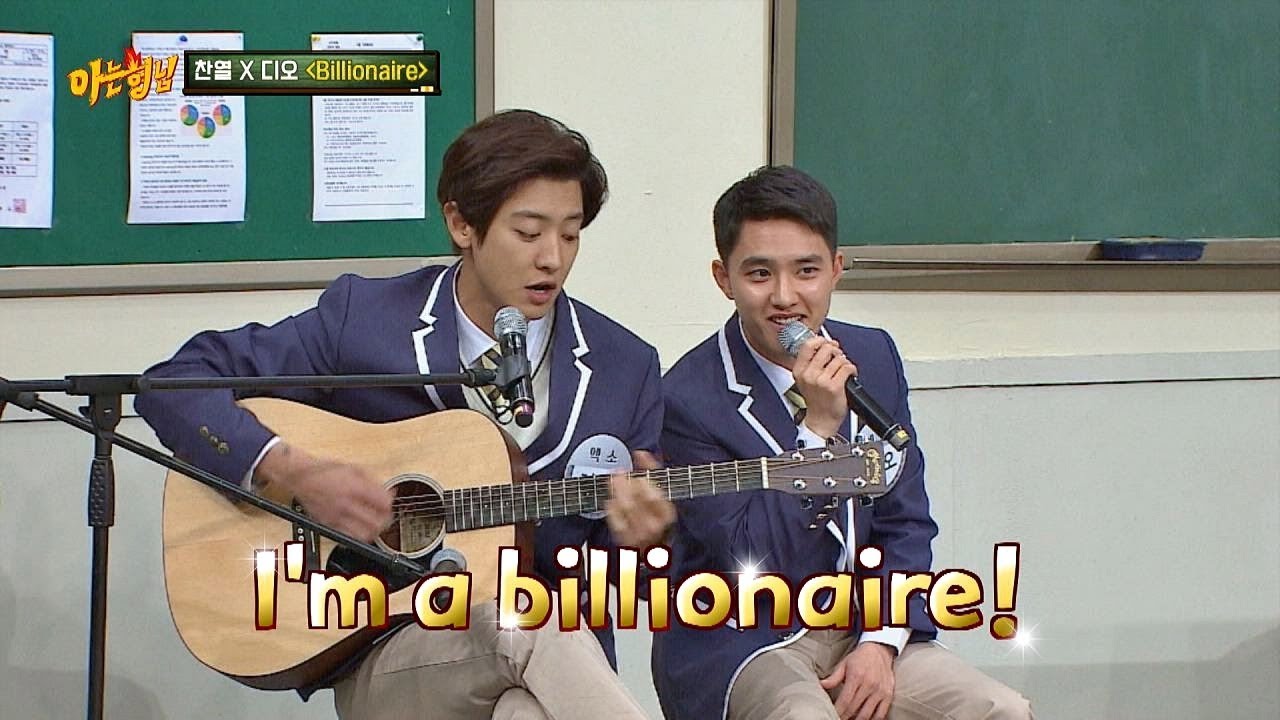 [기찬노디] 귀하디 귀한, 찬열(CHAN YEOL) x 디오(D.O)의 'Billionaire'♬ 아는 형님(Knowing bros) 159회