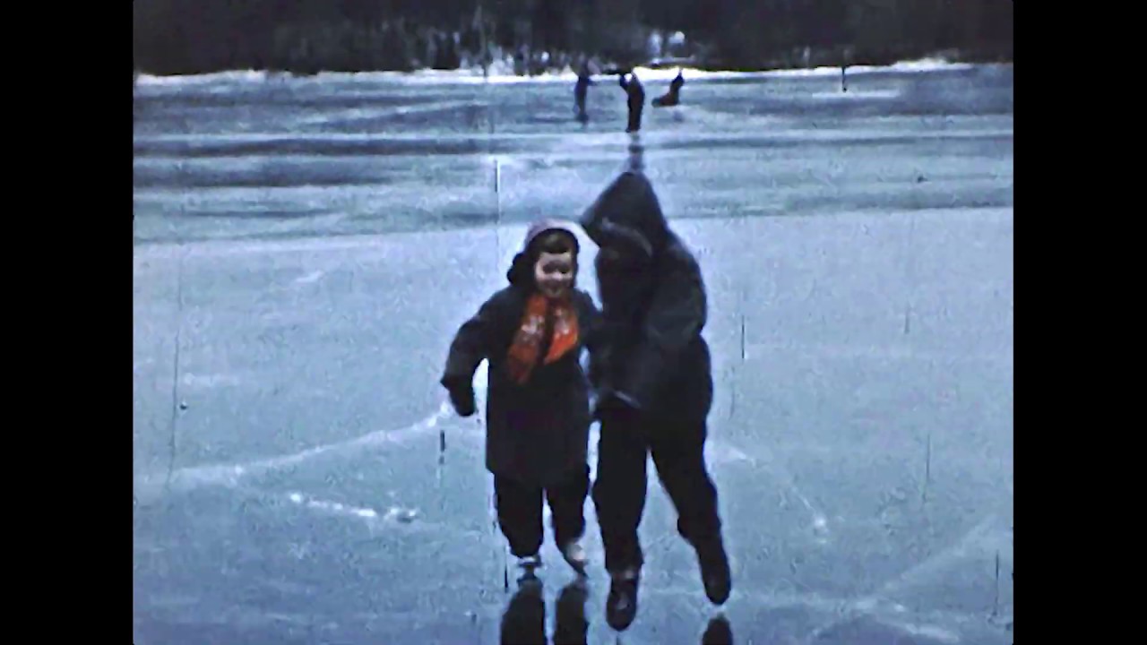 Murphy Lake Skating late 1950's