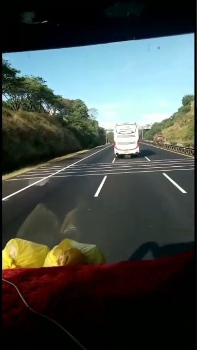 Naik Bus via Tol Bawen #shorts