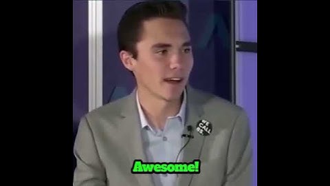 David Hogg taken COMPLETELY out of context