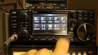 Icom IC7300 Tips and Tricks  Displaying your Callsign and Using Screen Capture