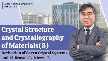 Prof. Ki-Bum Kim Lect 3. Derivation of Seven Crystal Systems and 14 Bravais Lattices 02