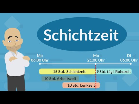 Video: Wie viele Stunden darf ein Lkw-Fahrer am Tag fahren?