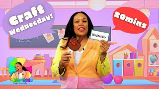 Preschool Lesson Wednesday | Learn Letter Aa | Learn Number 9 | Preschool Craft | Craft Wednesday