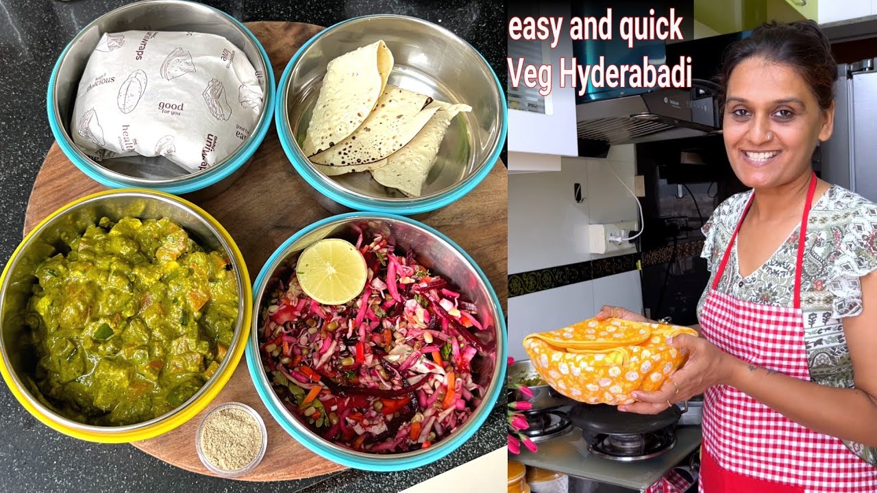 Aaj tiffin mein banayi nayi sabzi veg Hyderabadi aur Maine Kya shopping ki thi😅