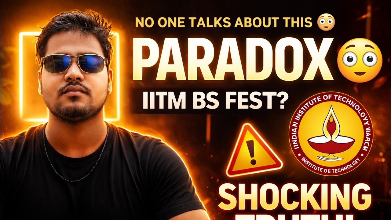 IITM Paradox Fest 🤯 | Real Experience Inside IIT Madras (Worth It ...