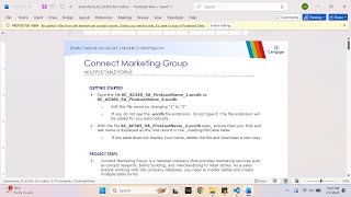 Famous Shelly Cashman Access 365 | Module 5: SAM Project A Connect Marketing Group Net Worth