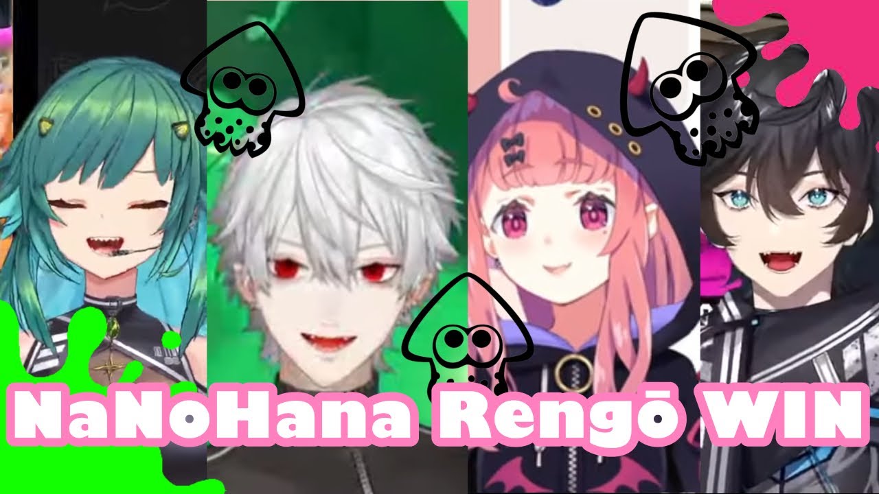 NaNoHana Rengō pt.1 [Sasaki Saku/ Kuzuha/ Kitakoji Hisui/ Axia Krone/ Nijisanji] (eng sub)