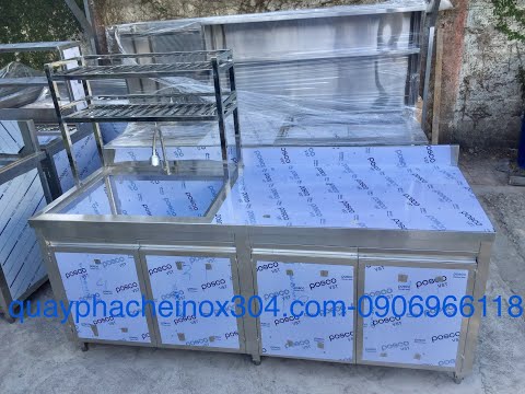 Video QUẦY PHA CHẾ 1M2 GIÁ GỐC TẠI XƯỞNG|0982584430 - youtube