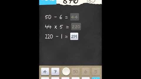 6 Numbers by Brainbow Level 185 Answer Guide