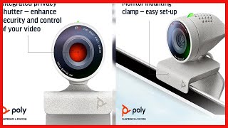 Poly Studio P5 Professional Webcam Plantronics   1080p HD Laptop Camera for Video Conference