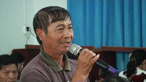 ĐOÀN ĐẠI BIỂU QUỐC HỘI TỈNH ĐẮK LẮK TIẾP XÚC CỬ TRI HUYỆN KRÔNG BÚK