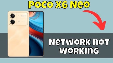 Network Problem POCO X6 Neo || How to solve network issues || Network not working
