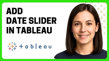 How to Add a Date Slider in Tableau