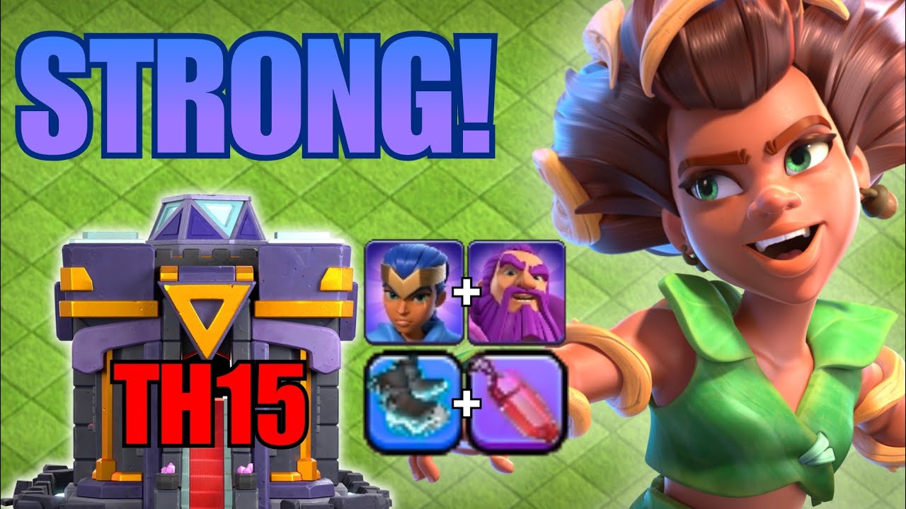 Th15 Root Riders Double Hero Walk Clash of Clans