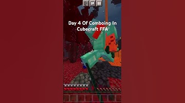 Day 4 Of Clean Combos Cubecraft #shorts #minecraft #combos #minecraftcombos