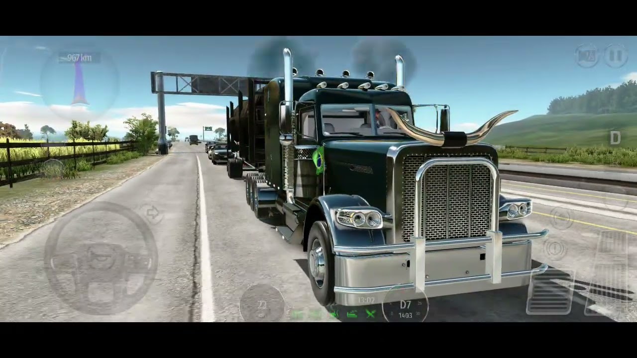 Truck Simulator Drive USA, Evo: transporte de hoje, observando o trânsito  e as paisagens! Incrível 