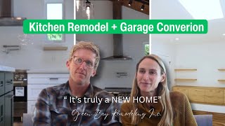 Kitchen Remodel in Mill Valley California + Garage to Office Conversion (Before & After)
