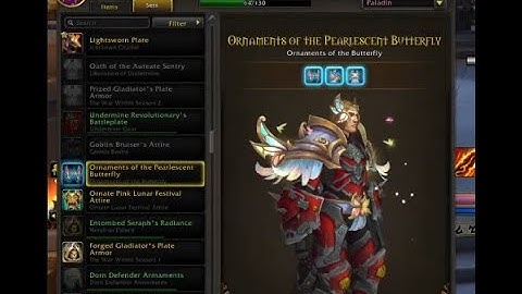 Trading Post - Ensemble: Ornaments of the Pearlescent Monarch (March 2025) WoW: The War Within