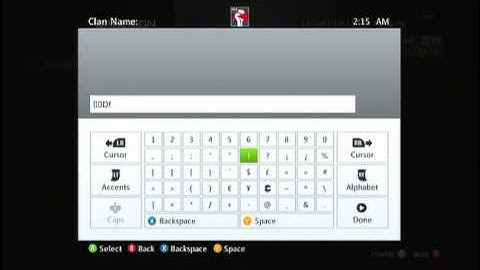 How to put buttons in mw3 clan tag