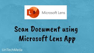 Scan document using Microsoft Lens screenshot 4