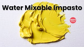 See Water Mixable Impasto Medium In Action
