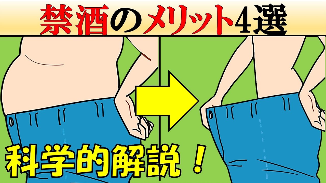 【知らないと損】お酒をやめるメリット4選【科学】