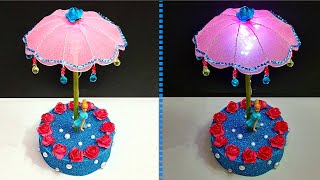 How to make Handmade Lamp/Lampshade step by step at home| DIY home decoration ideas