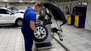 Шиномонтаж в шинном центре BlackTyres видео Шиномонтаж, Балансировка Колес, Ремонт Шин, Сезонное Хранение Шин.