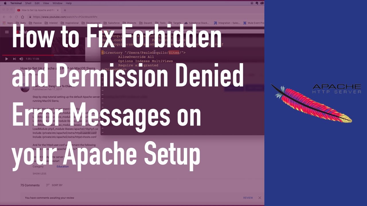 Apache Server Forbidden 403