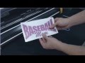 GCC Expert 24: How to Make a Glitter Baseball Mom Car Window Decal (Part 2/2)