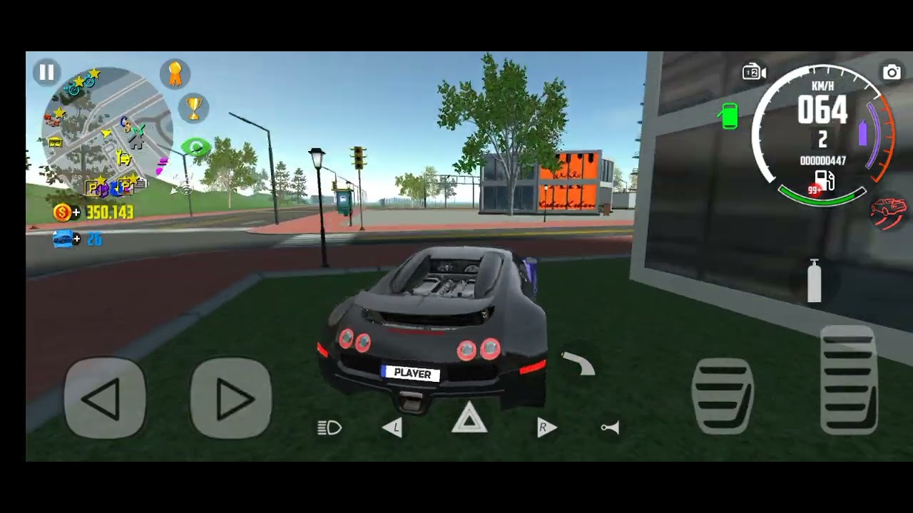 اسم العربية البوجاتي Eagle. Car simulator2