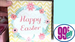 99 Cent Only Store EASTER Decor Shop with Me!