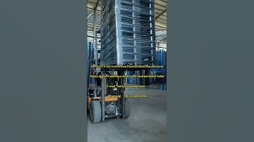 plastic pallet.#china #factory #production #manufacturing #pallets #container #loading #export