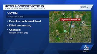 York County Coroner identifies 72-year-old man killed at motel in Manchester Township