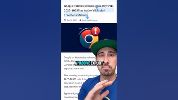 Update Google Chrome NOW!