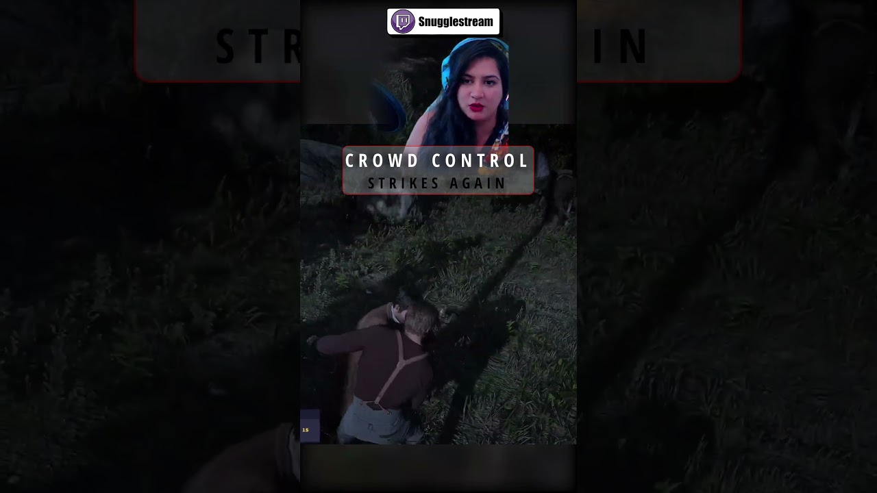 Crowd Control and Red Dead Redemption 2 what could go wrong #shorts #reddeadredemption2 #twitch
